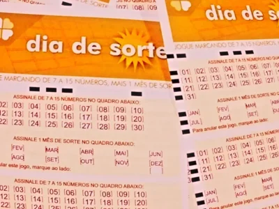 Volante da Dia de Sorte , com resultado dos números sorteados do Concurso 1206 nesta terça-feira, 28/04, bem como do Mês da Sorte e demais prêmios de todas as faixas de acerto, com análises especiais do total de apostas realizadas, ganhadoras e perdedoras | Enzo Carvalho/Folha do Leste