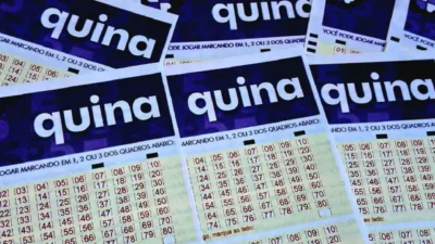 Concurso 6996 da Quina de quarta-feira, 08/04 com resultado dos números sorteados, dezenas apostadas, apostas ganhadoras e cálculo de prêmios referentes a todas as faixas de acerto, com total de arrecadação e destinação do dinheiro | Folha do Leste