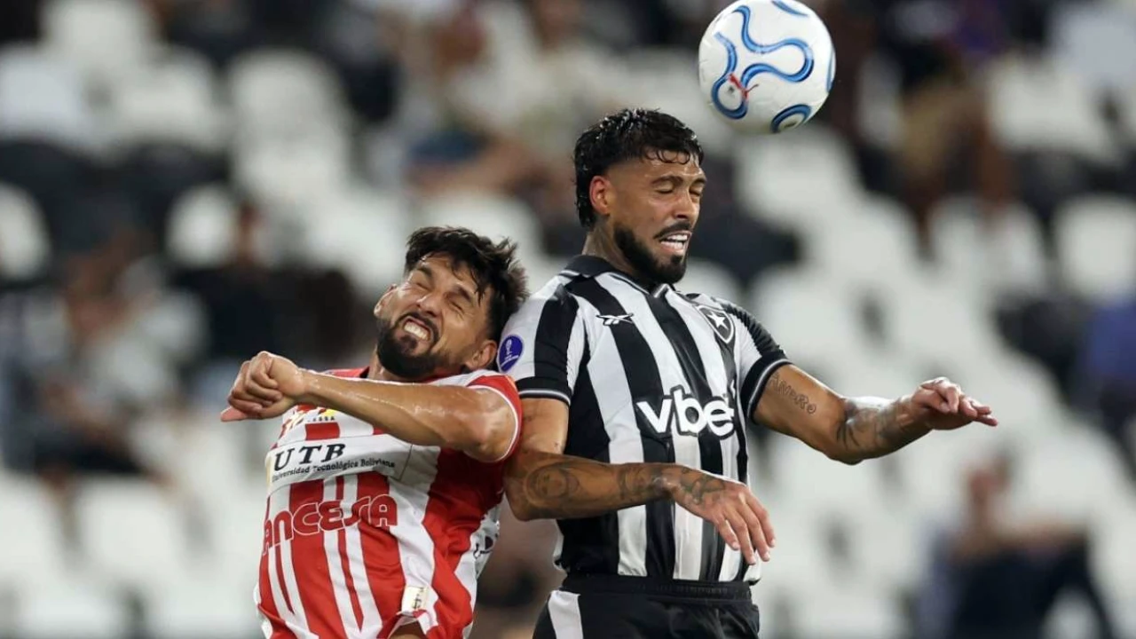 Alexander Barboza em campo pelo Botafogo