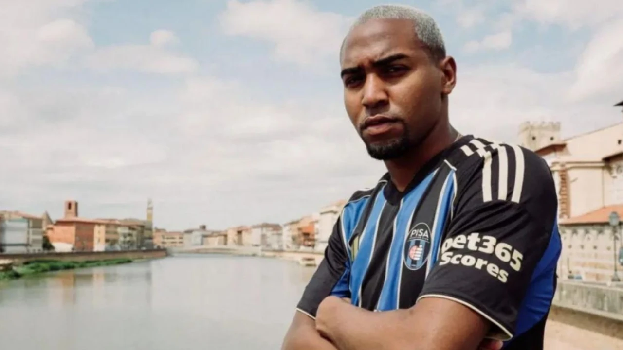 Lorran em ação pelo Flamengo antes de transferência para o Pisa