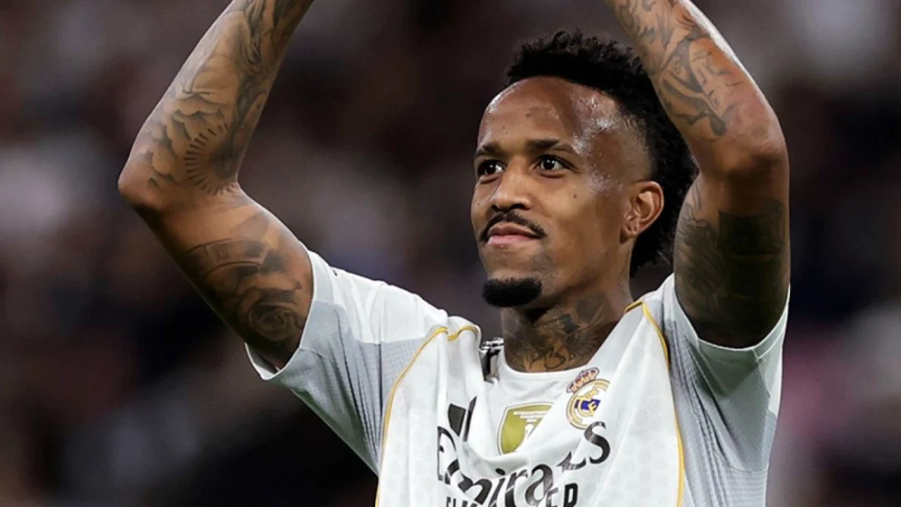 Éder Militão em treino do Real Madrid após recuperação de lesão Éder Militão em treino do Real Madrid após recuperação de lesão