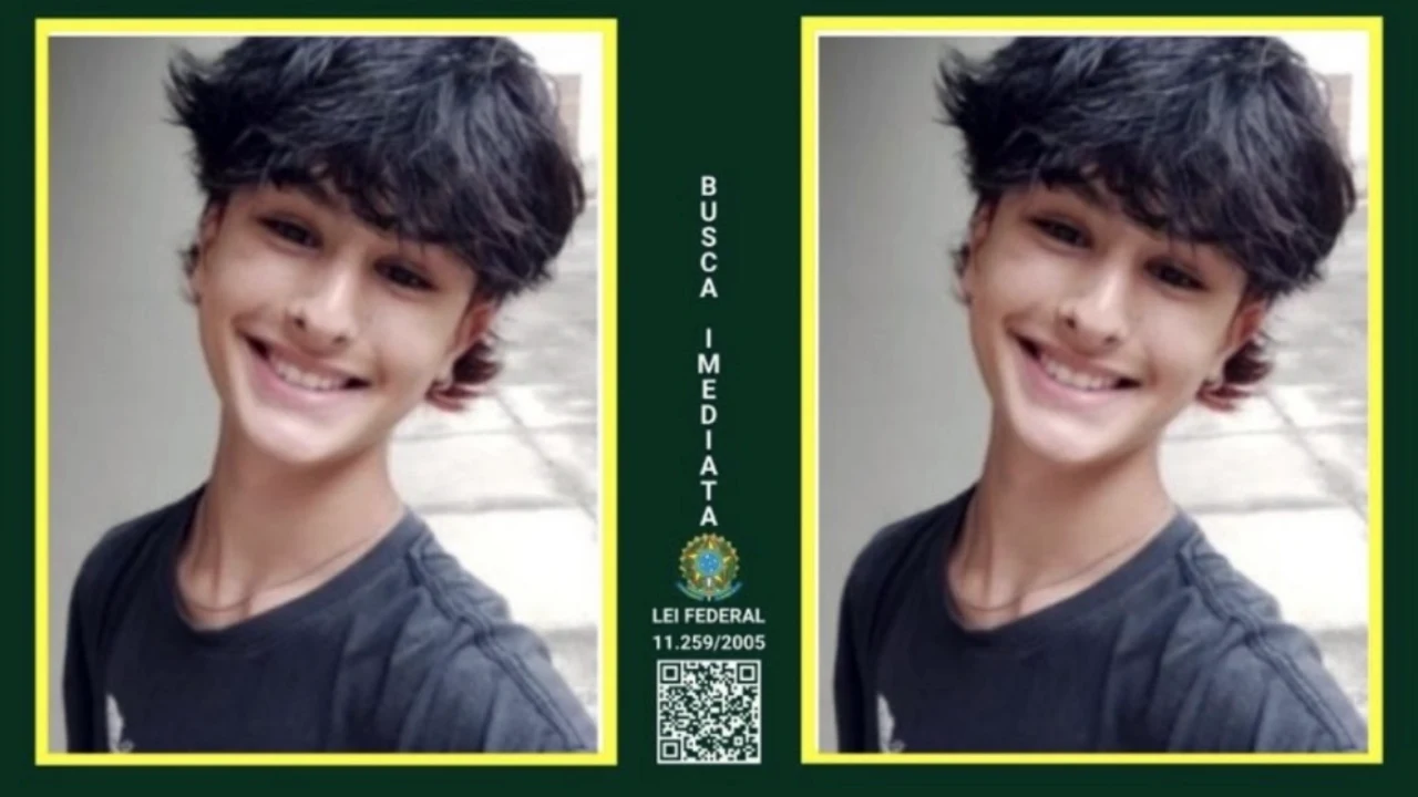 Adolescente encontrado em Niterói, Eduardo Martins Torres, de 14 anos