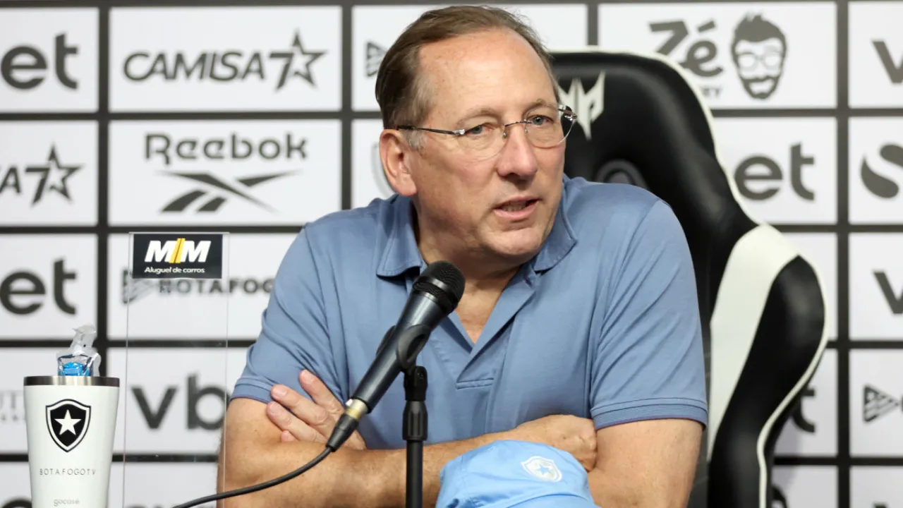 John Textor durante evento relacionado ao Botafogo e à SAF alvinegra