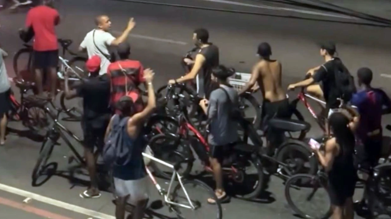 manifestação de entregadores em Icaraí Niterói