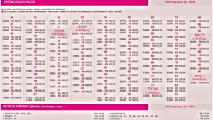 Loteria Federal 6063: extrato com o resultado dos prêmios derivados e valores dos demais bilhetes premiados neste concurso, de acordo com dados oficiais da Caixa: clique na imagem ou no título para download do arquivo PDF completo