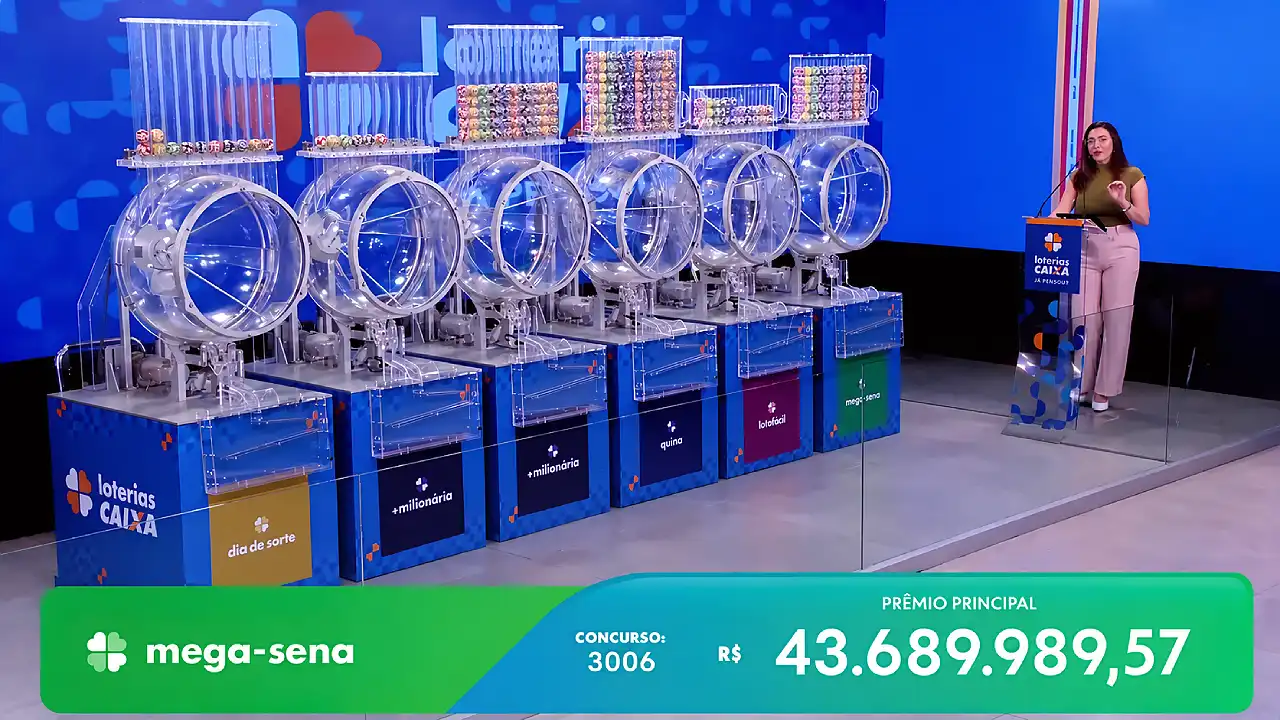 Concurso 3006 da Mega-Sena, com resultado dos números sorteados neste sábado, 06/05, bem como prêmios de todas as faixas de acerto, análises e detalhes especiais | Folha do Leste