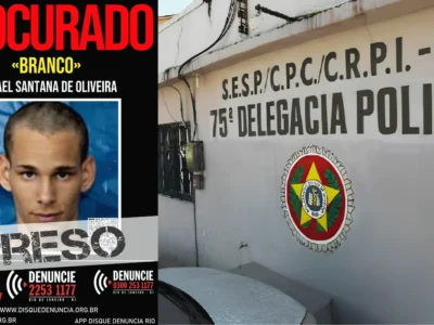 Ação de agentes do serviço reservado do 7º Batalhão de Polícia Militar do Rio de Janeiro, em São Gonçalo prende o traficante Branco, grande fornecedor de drogas da comunidade Cebolô, no bairro Arsenal.