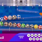 Tela com o resultado da extração do Concurso 3721 da Lotofácil, com resultado dos números sorteados sábado, 27/06, bem como prêmios de todas as faixas de acerto | Reprodução/@Canal Caixa