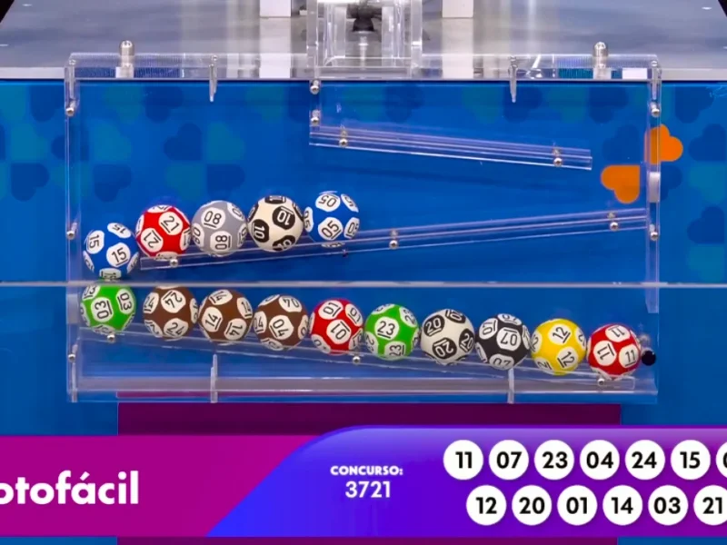 Tela com o resultado da extração do Concurso 3721 da Lotofácil, com resultado dos números sorteados sábado, 27/06, bem como prêmios de todas as faixas de acerto | Reprodução/@Canal Caixa