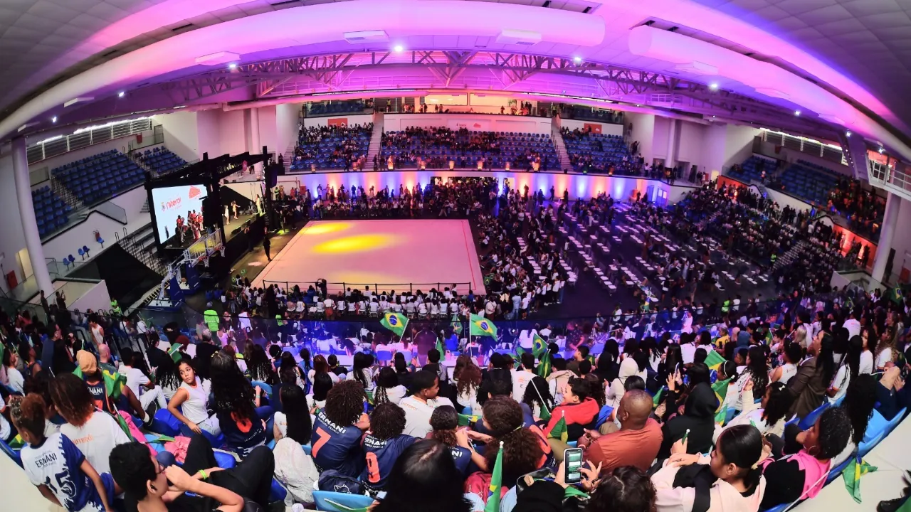 Arena Niterói é inaugurada no Parque Poliesportivo da Concha Acústica, no Centro Arena Niterói é inaugurada no Parque Poliesportivo da Concha Acústica, no Centro