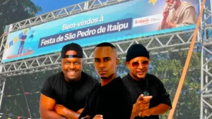 O grupo Aquele Pagode Gostosin é uma das atrações deste sábado (4) na tradicional Festa de São Pedro de Itaipu, na Região Oceânica de Niterói.