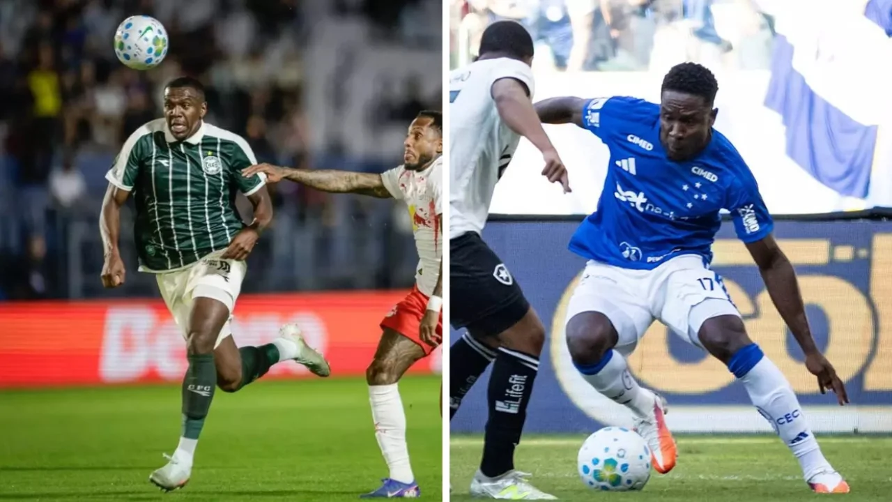 Jogadores de Coritiba e Cruzeiro antes da partida pelo Campeonato Brasileiro Jogadores de Coritiba e Cruzeiro antes da partida pelo Campeonato Brasileiro