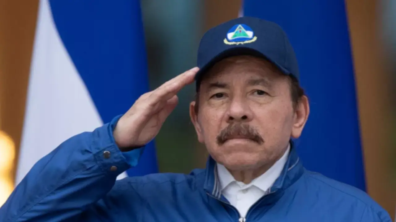 Daniel Ortega discursa ao anunciar que a Nicarágua não realizará mais eleições e impedirá a oposição de disputar o poder Daniel Ortega discursa ao anunciar que a Nicarágua não realizará mais eleições e impedirá a oposição de disputar o poder