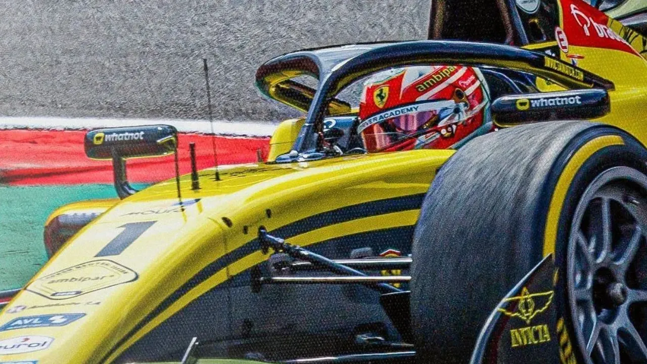 Rafael Câmara comemora vitória na corrida principal da Fórmula 2 em Spa-Francorchamps pela Invicta Racing Rafael Câmara comemora vitória na corrida principal da Fórmula 2 em Spa-Francorchamps pela Invicta Racing