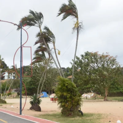 Céu nublado em Maricá nesta quinta-feira