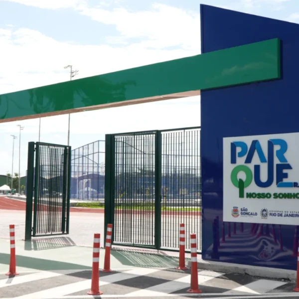 Entrada do Parque RJ Nosso Sonho, em São Gonçalo