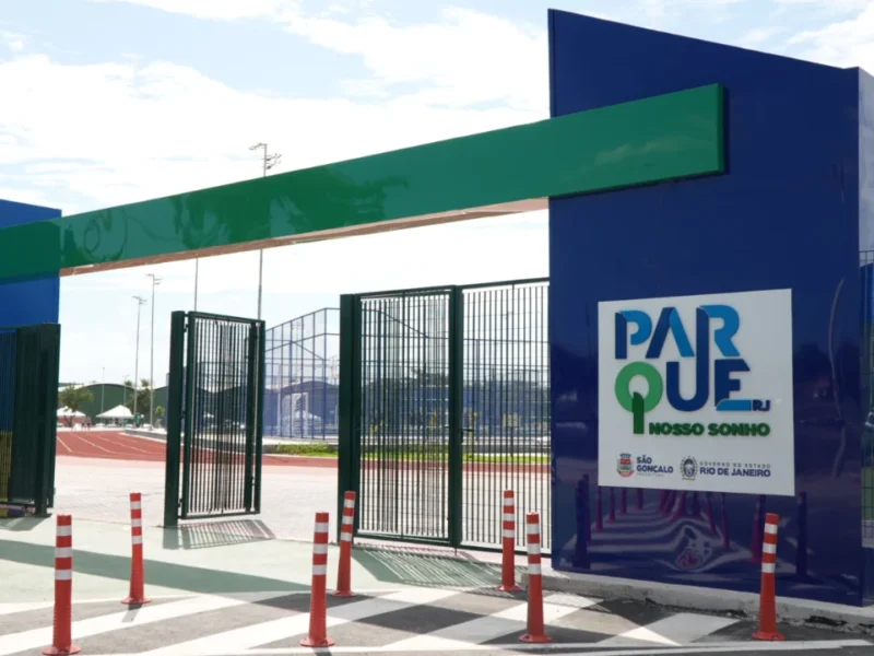 Entrada do Parque RJ Nosso Sonho, em São Gonçalo