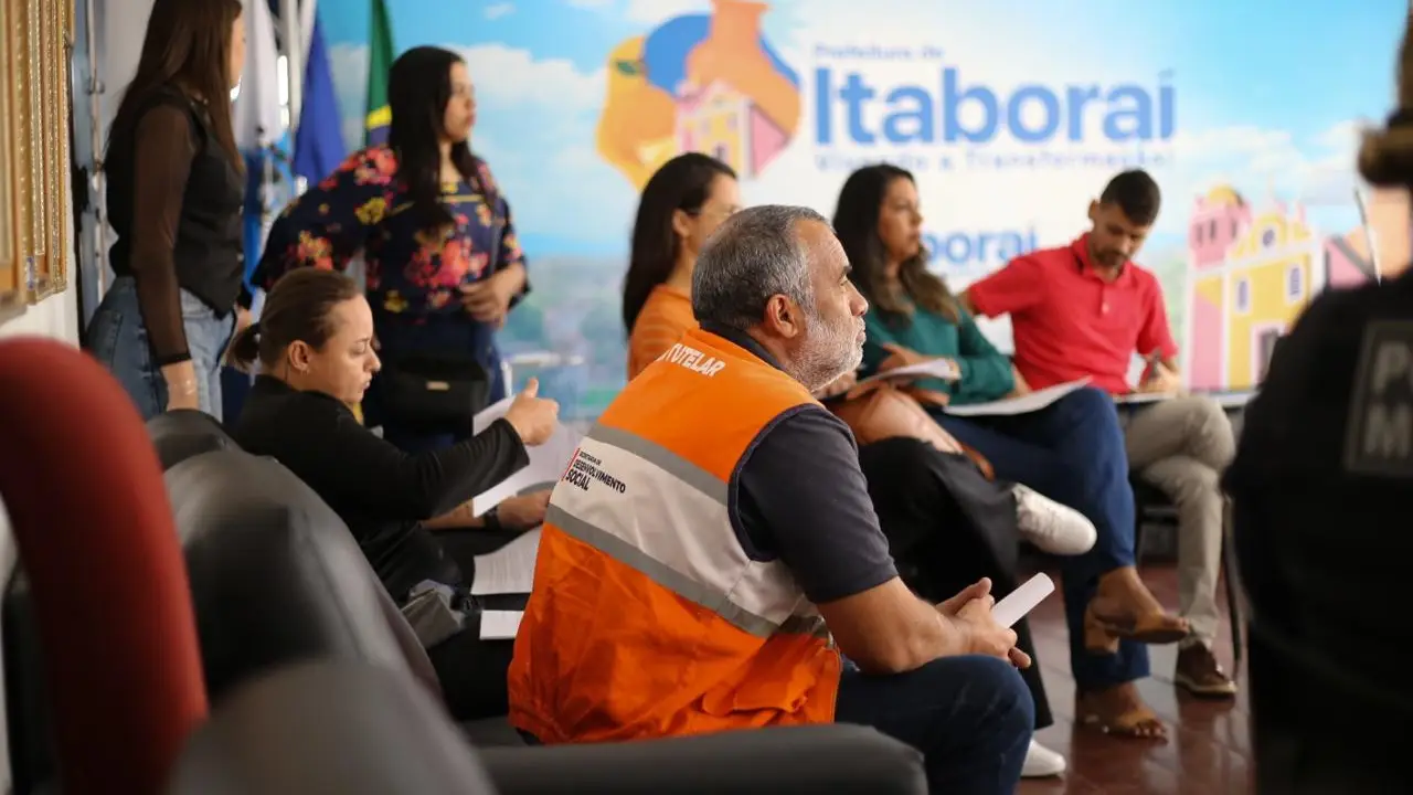 Representantes da rede discutem a proteção de crianças em Itaboraí durante grandes eventos