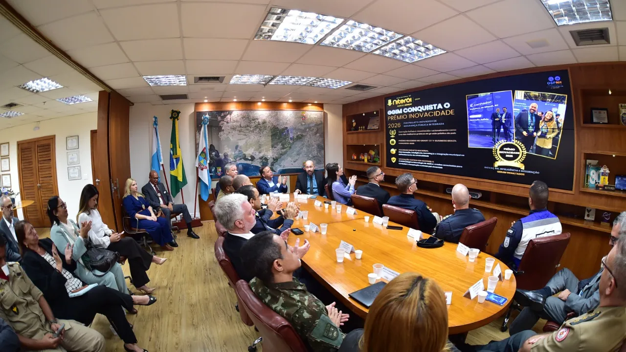 Reunião do GGIM em Niterói reúne forças de segurança para apresentar queda nos roubos de rua