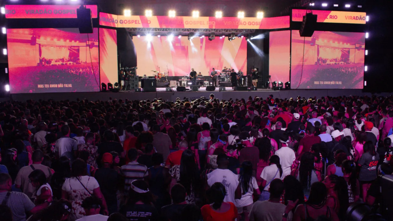 Divulgação do Viradão Gospel Rio 2026, com 24 horas de shows e atividades gratuitas Divulgação do Viradão Gospel Rio 2026, com 24 horas de shows e atividades gratuitas