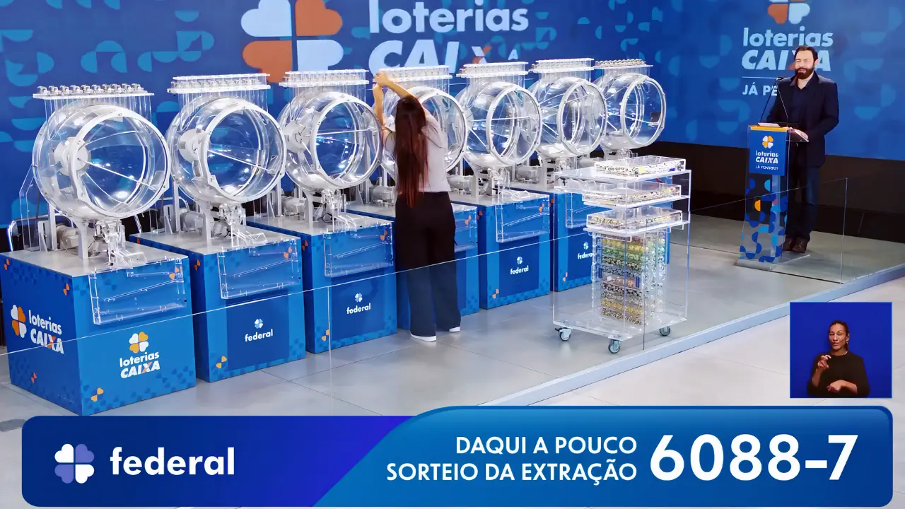 Resultado completo do sorteio e prêmios do concurso 6086 da Loteria Federal, referente à Extração de domingo, 26/07, com todas as dezenas de milhar do 1º, 2º, 3º, 4º, 5º prêmio