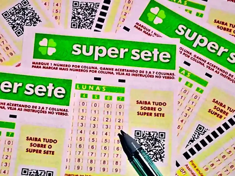 Concurso 853 da Super Sete, com resultado dos números sorteados por colunas na extração desta sexta-feira, 29/05, bem como prêmios de todas as faixas de acerto e a destinação pública do dinheiro do saldo residual | Enzo Carvalho/Folha do Leste