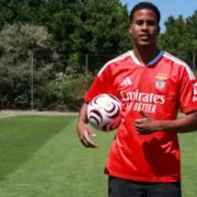 Alan Santos, ex-atacante do Flamengo, após acertar transferência para o Benfica