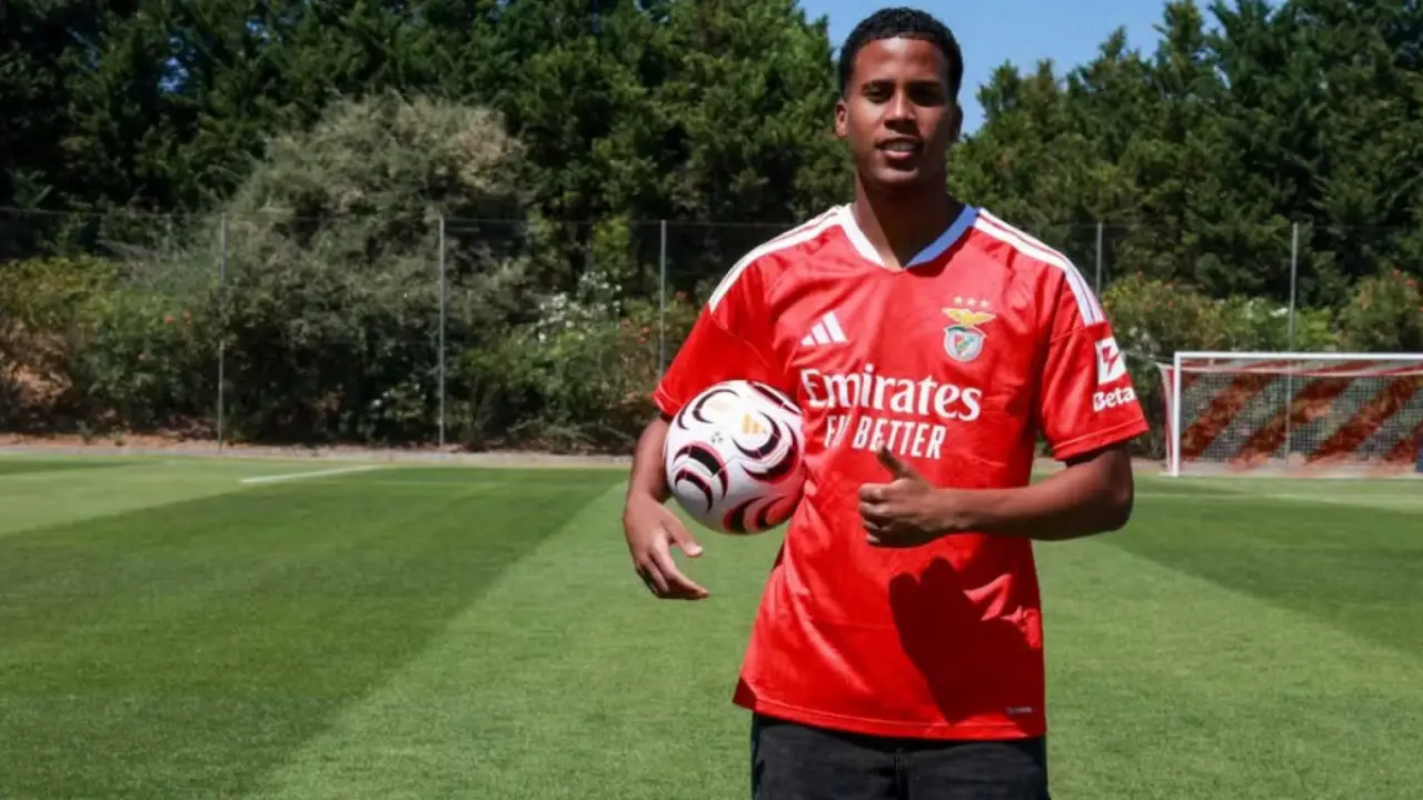 Alan Santos, ex-atacante do Flamengo, após acertar transferência para o Benfica