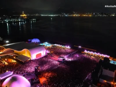 Imagem de apoio para reportagem sobre o show de Anitta em Niterói, única parada fluminense da Equilibrivm Tour, com ingressos esgotados e transmissão nacional pelo Multishow, Globoplay e TV Globo