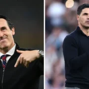 Treinadores de Aston Villa e Arsenal antes do confronto pela Premier League
