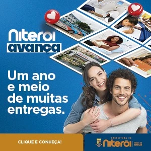 Campanha Niterói Avança: um ano e meio de muitas entregas. Publicidade da Prefeitura de Niterói — campanha Niterói Avança.