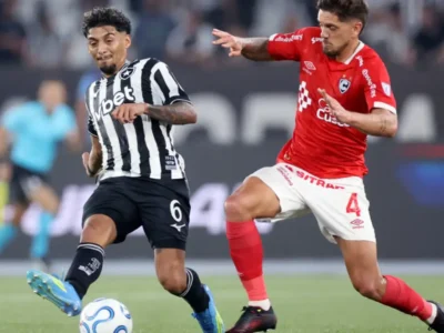 Danilo Pereira comemora gol do Botafogo contra o Cienciano pela Copa Sul-Americana