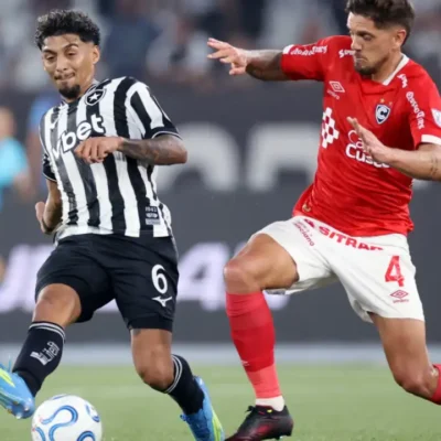 Danilo Pereira comemora gol do Botafogo contra o Cienciano pela Copa Sul-Americana
