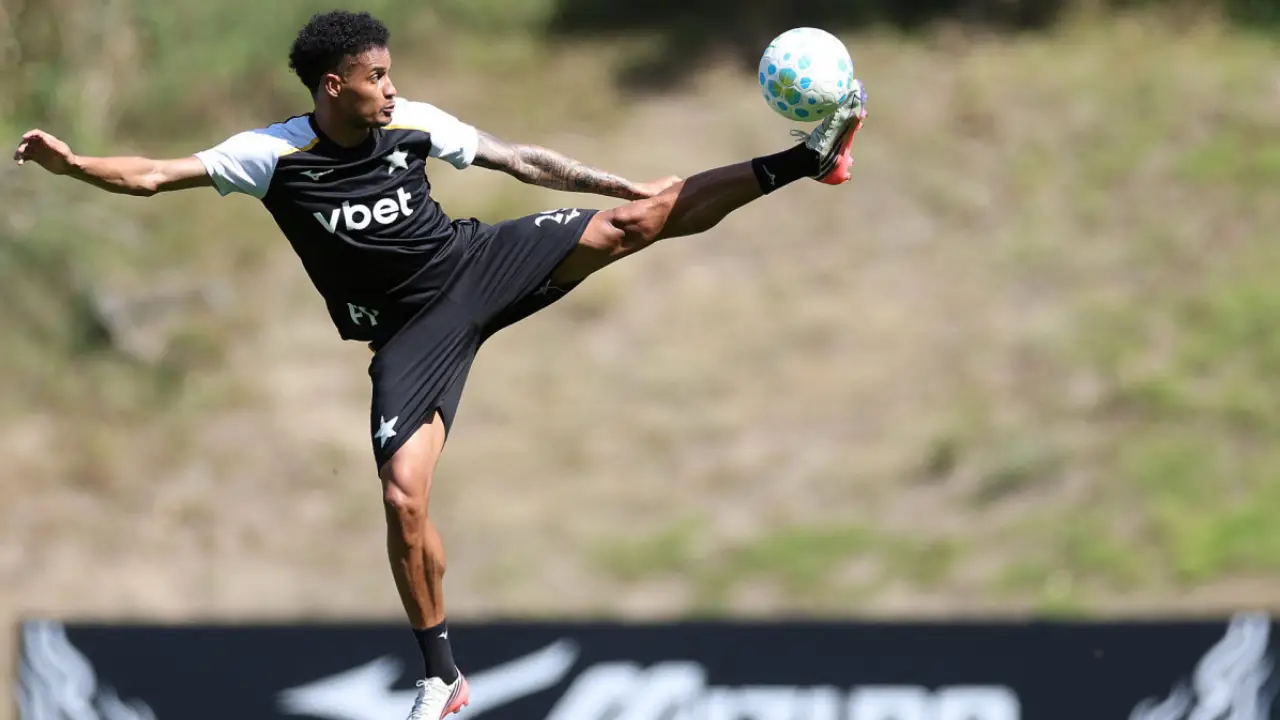 Imagem do lateral-esquerdo Paulinho, um dos reforços do Botafogo