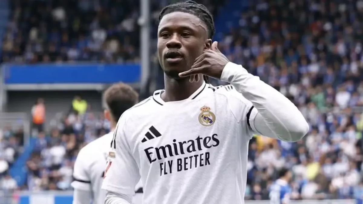 Eduardo Camavinga durante partida do Real Madrid