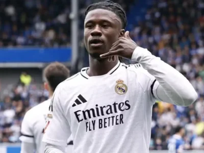 Eduardo Camavinga durante partida do Real Madrid