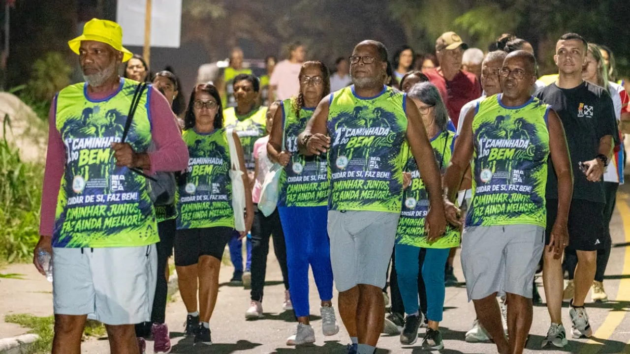 Caminhada do Bem Noturna em Maricá reúne moradores na Arena São José