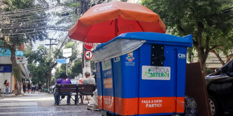Imagem de apoio para matéria sobre a ampliação da coleta seletiva em Icaraí, com funcionamento aos domingos, novos pontos de descarte de recicláveis e atendimento a moradores, condomínios e estabelecimentos do bairro