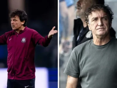 Treinadores de Corinthians e Santos antes do clássico pelo Campeonato Brasileiro