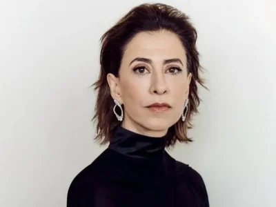 Imagem de um ensaio fotográfico da atriz Fernanda Torres