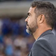 Artur Jorge, técnico do Cruzeiro, durante partida da equipe mineira