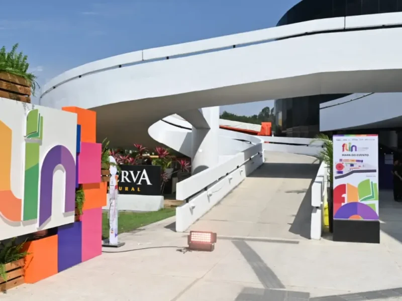 Imagem de apoio para reportagem sobre a abertura da FLIN 2026, festa literária gratuita em Niterói com homenagem a Lélia Gonzalez, programação infantil, debates e atividades culturais