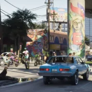 Imagem de divulgação de Grand Theft Auto VI, da Rockstar Games, para reportagem sobre o gameplay estendido de 27 minutos