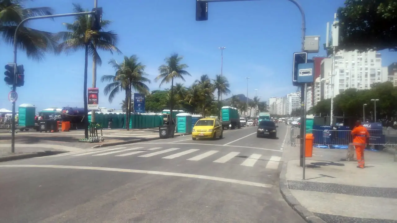 Avenida Atlântica terá interdições em Copacabana para a Copa do Mundo de Triatlo