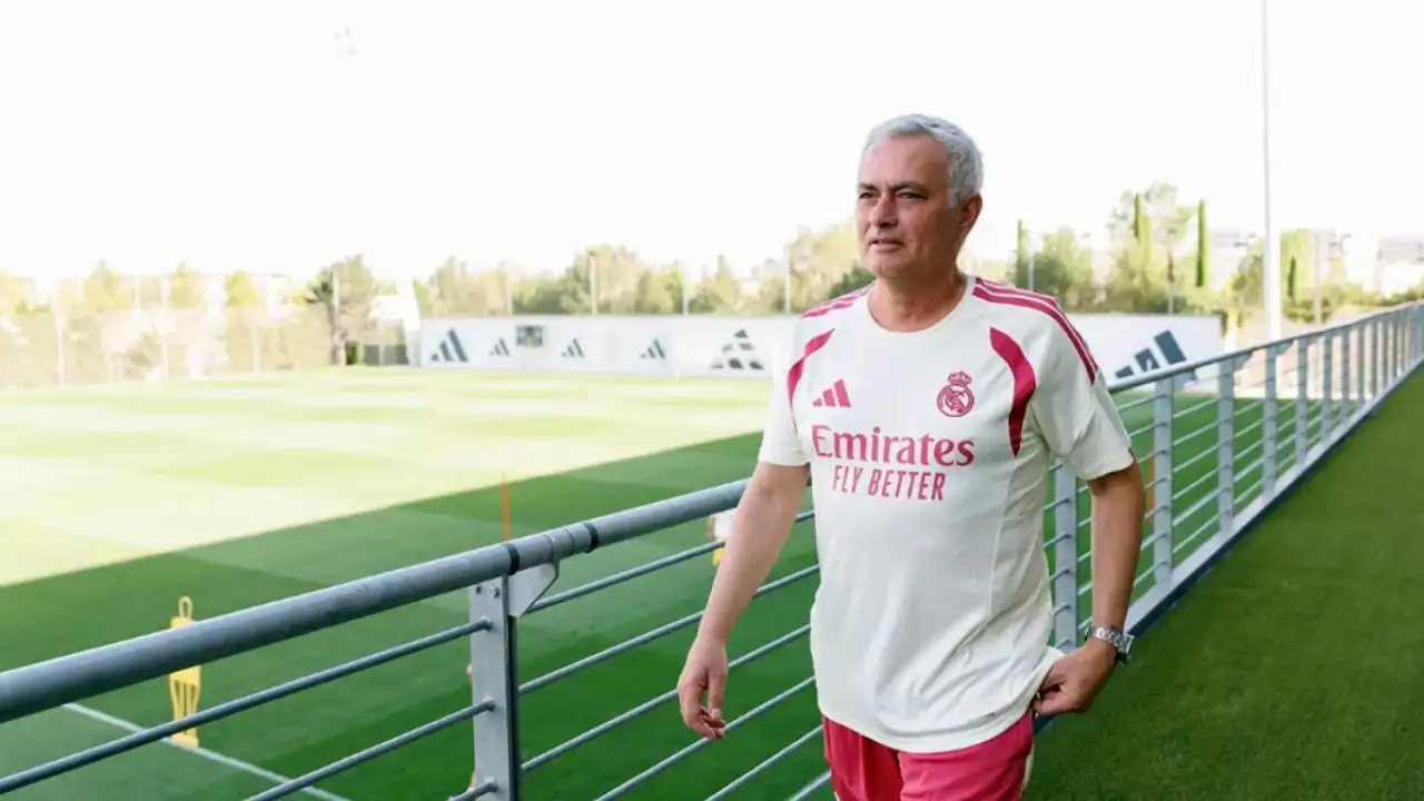 José Mourinho, técnico do Real Madrid, durante a pré-temporada da equipe espanhola