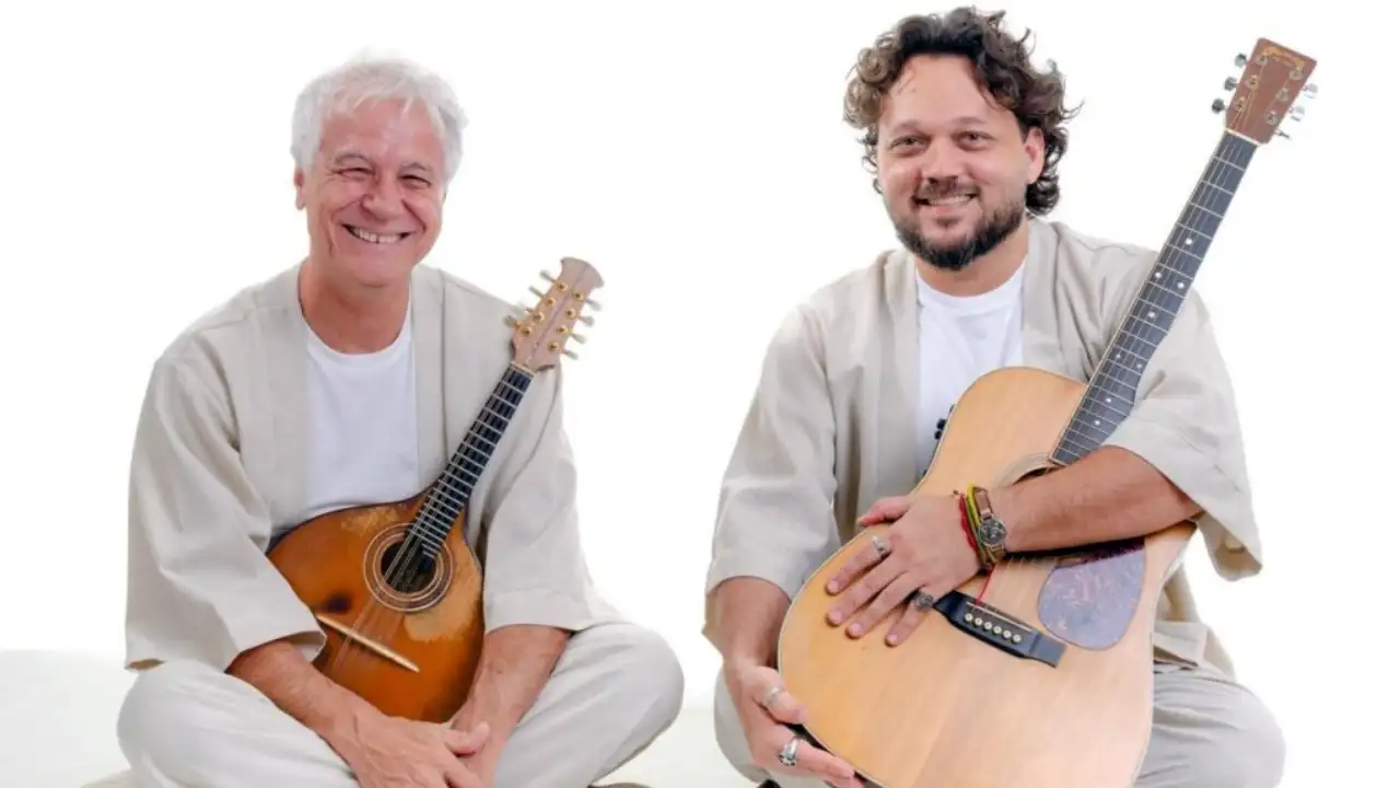 Imagem de apoio para reportagem sobre a gravação do DVD “Embaralhando 7”, de Léo Pinheiro e Sergio Chiavazzoli, no Theatro Municipal de Niterói, com participações especiais e ingresso solidário