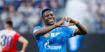 Imagem do jogador Luiz Henrique durante partida pelo Zenit, clube da Rússia