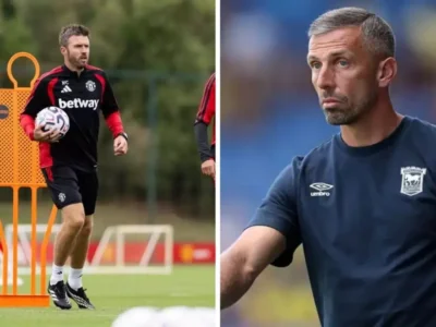 Treinadores de Manchester United e Ipswich Town antes do duelo pela Premier League
