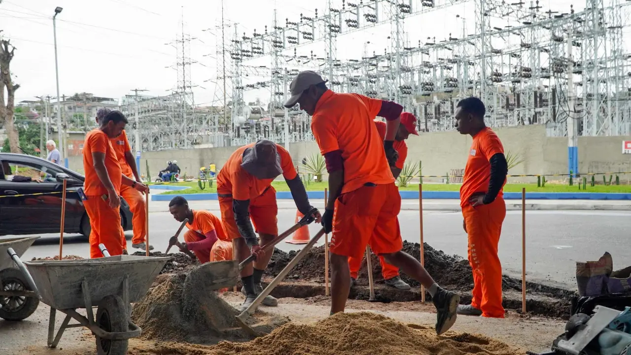 Obras no acesso ao Jardim Catarina, em São Gonçalo, com mudanças de trânsito perto da RJ-104 Obras no acesso ao Jardim Catarina, em São Gonçalo, com mudanças de trânsito perto da RJ-104