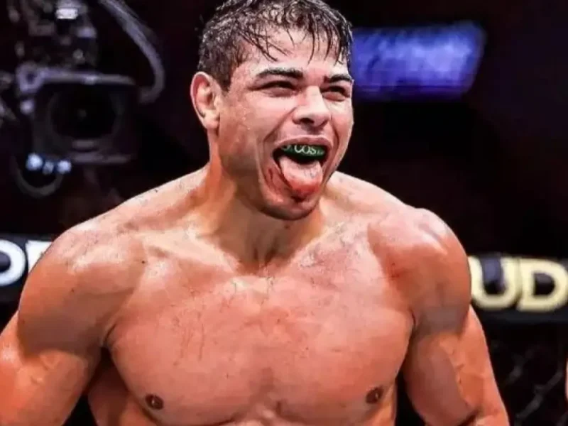 Paulo Borrachinha, lutador brasileiro do UFC, na categoria dos meio-pesados